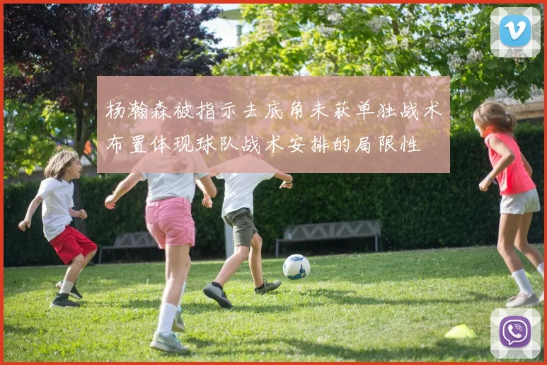 杨瀚森被指示去底角未获单独战术布置体现球队战术安排的局限性
