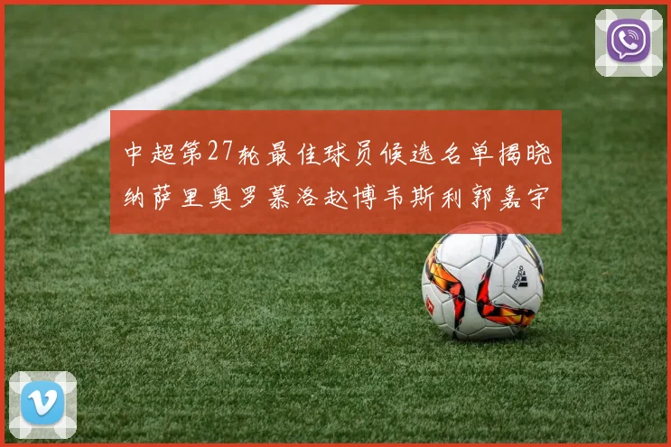 中超第27轮最佳球员候选名单揭晓纳萨里奥罗慕洛赵博韦斯利郭嘉宇争夺荣誉